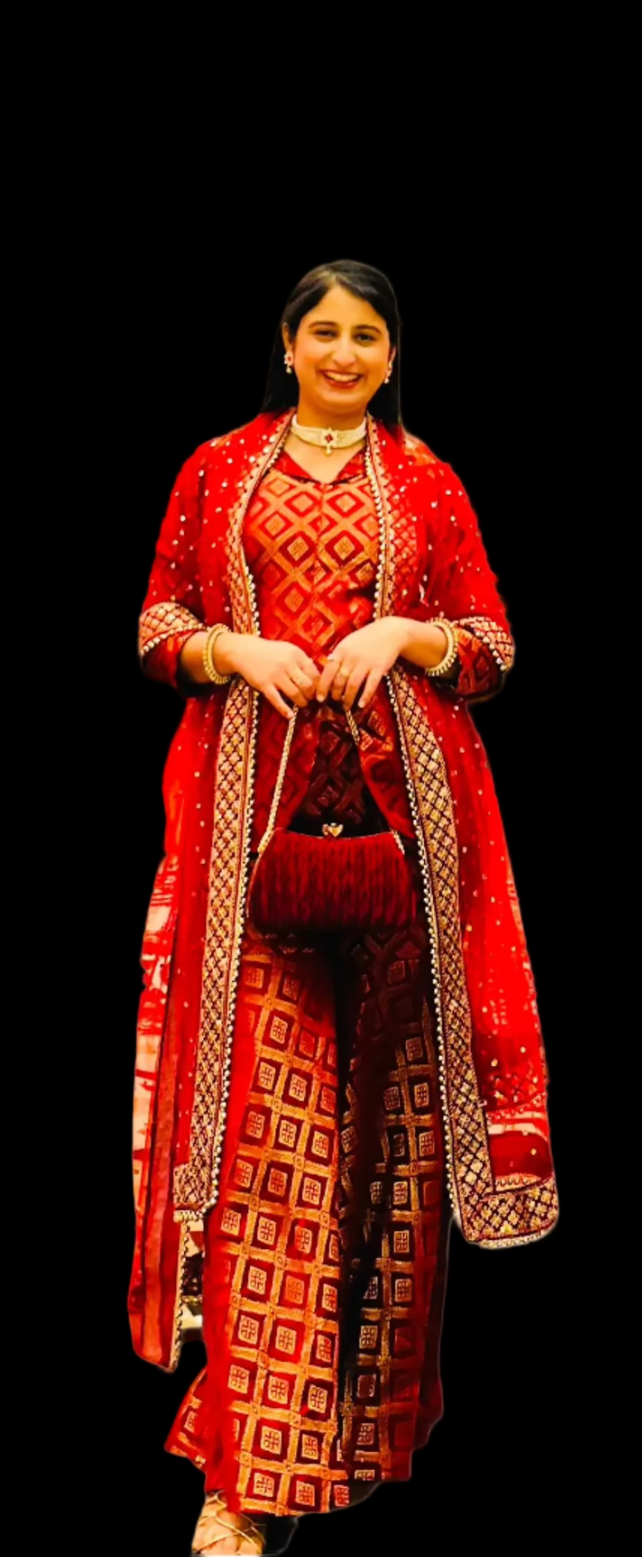 HONEY RAABTA BROCADE BLAZER SET