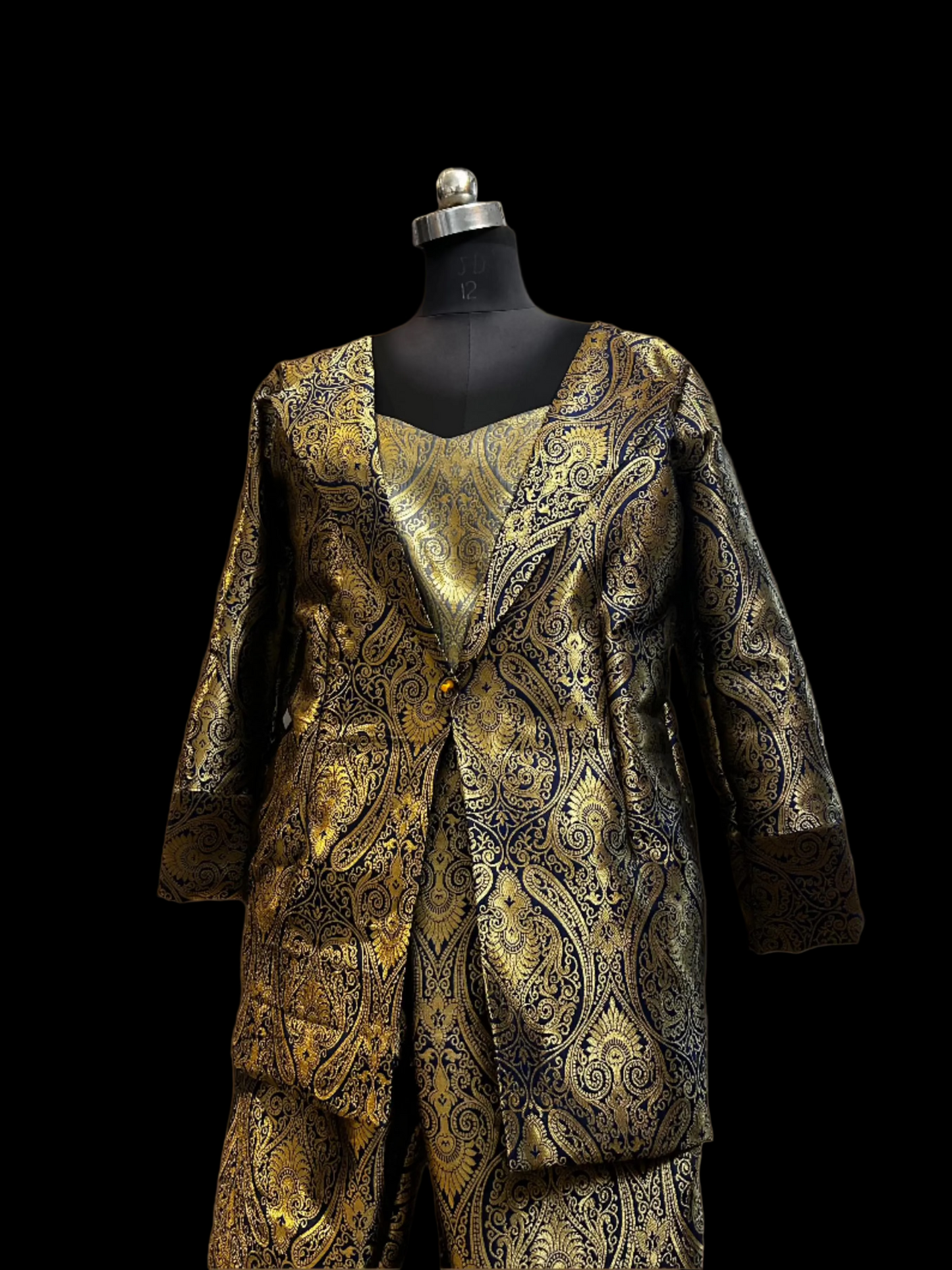 HONEY 3-PC BROCADE BLAZER SET