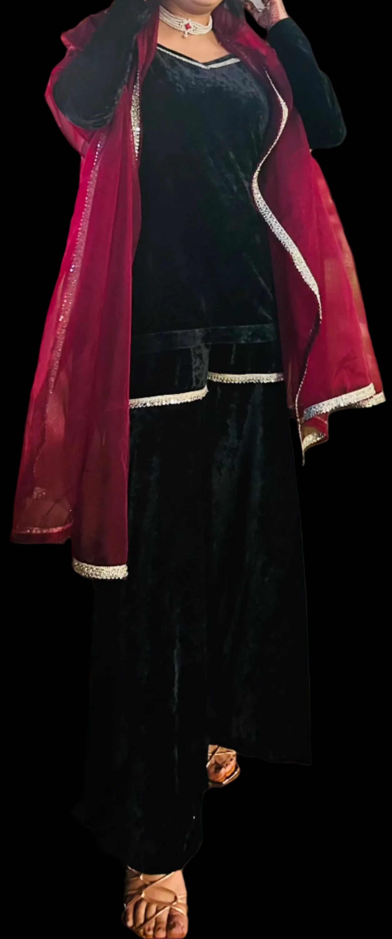 HONEY SHORT TOP GARARRA VELVET SET