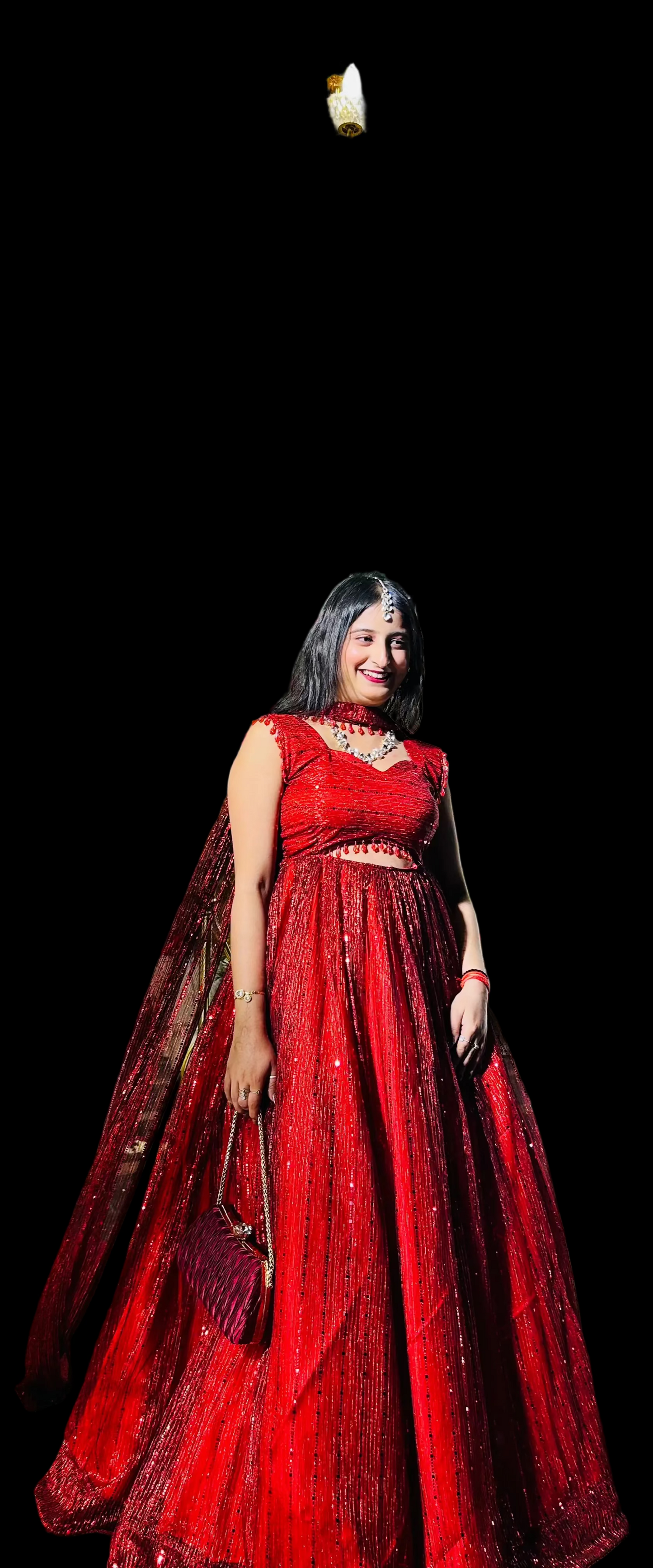 HONEY GLITTERY GLAM GOWN