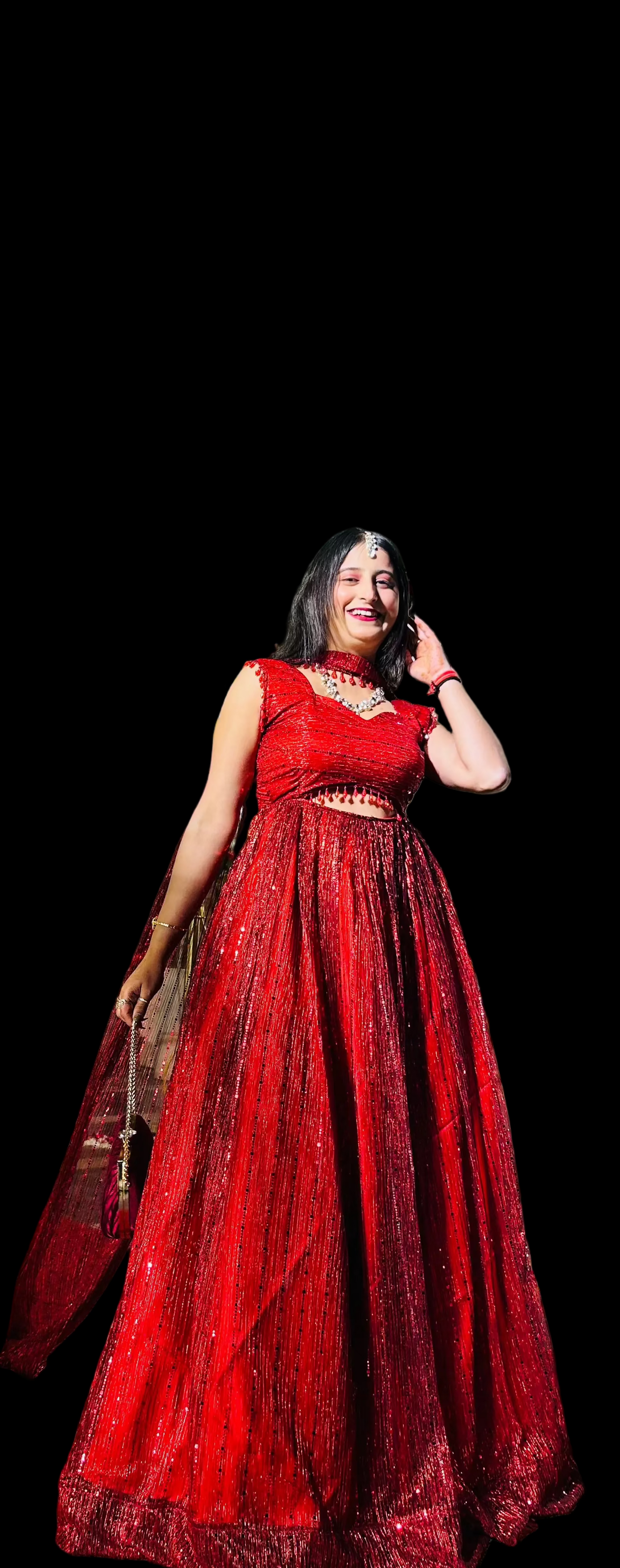 HONEY GLITTERY GLAM GOWN