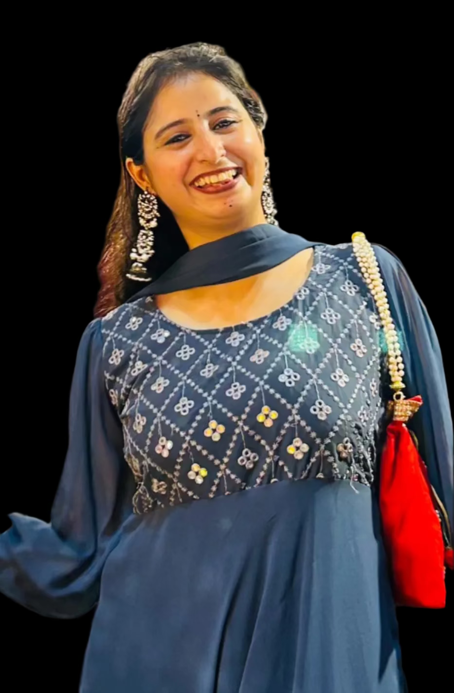 HONEY CUFFED GEORGETTE SUIT