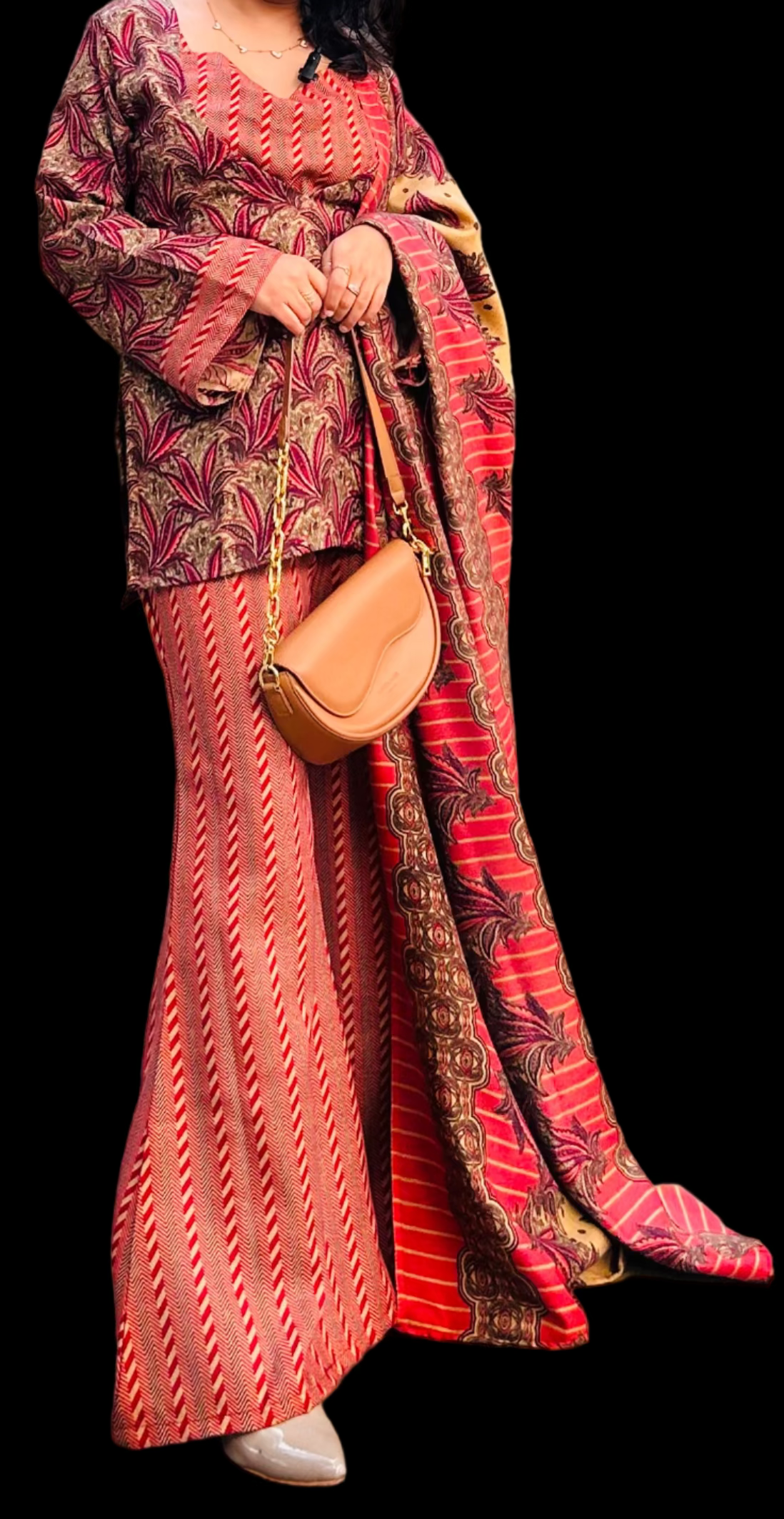 HONEY THE PASHMINA 4 PC MODNIC SET