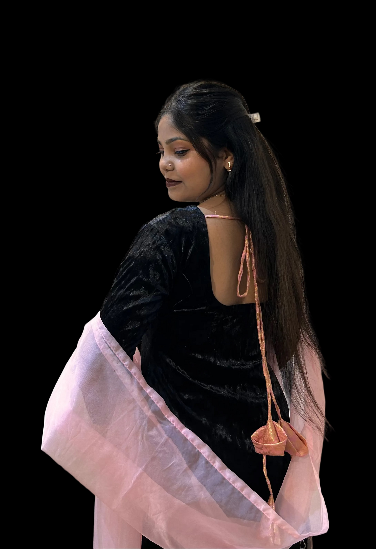 Honey The Kaanch Brocade Velvet Duo