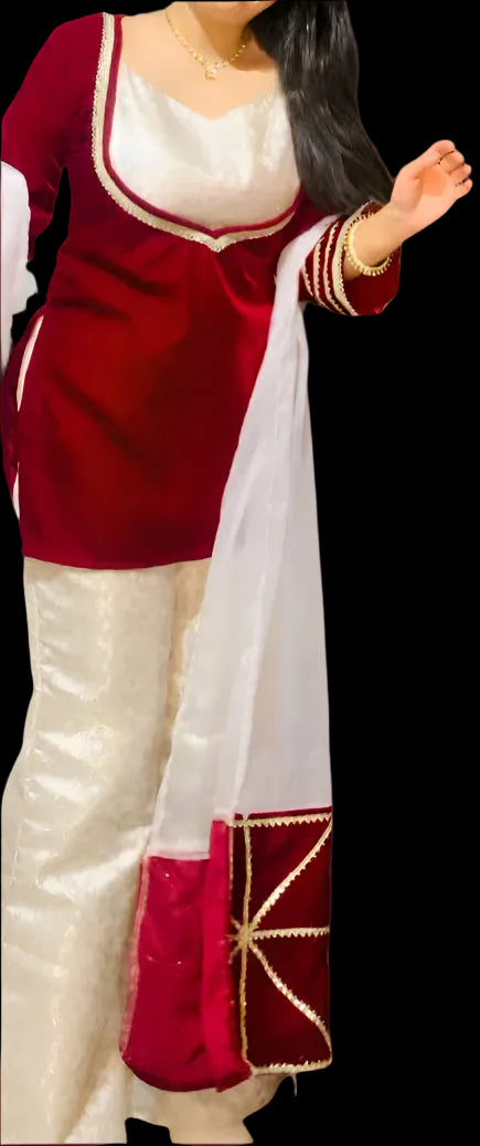 Honey Velvet Brocade Duo