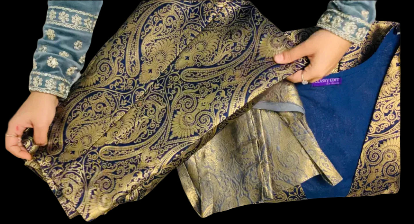 HONEY 3-PC BROCADE BLAZER SET