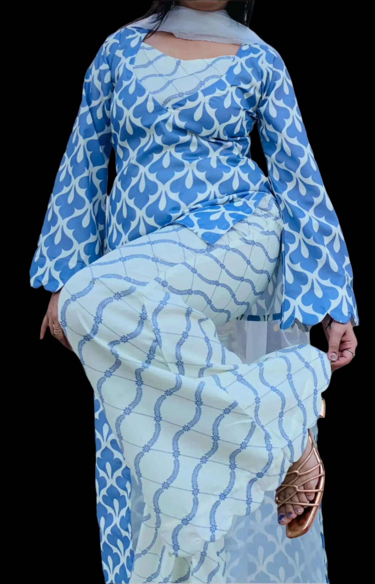 Honey Diagonal Digital Flip