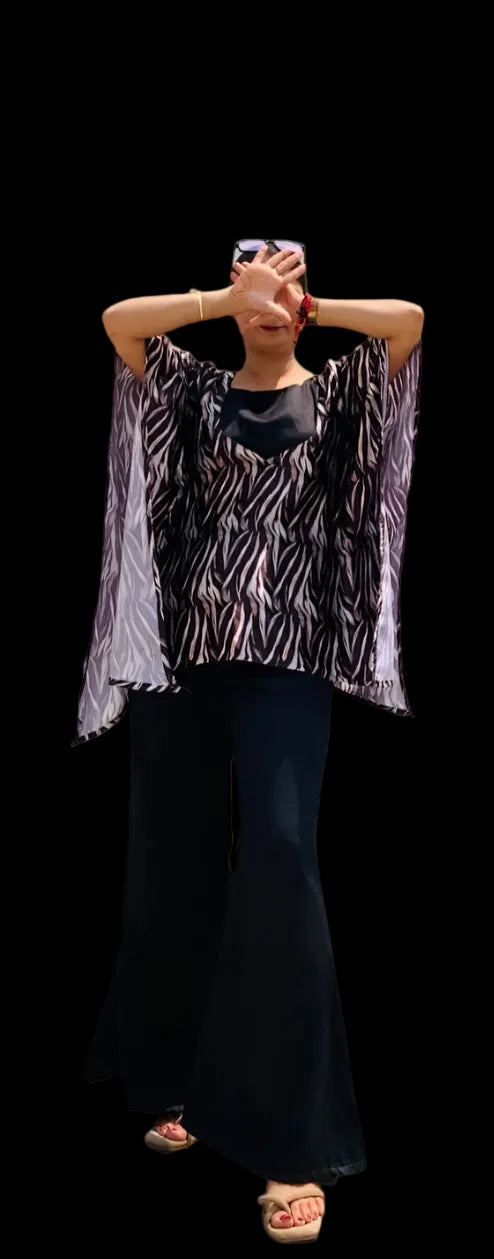 Honey Digital Short Kaftan