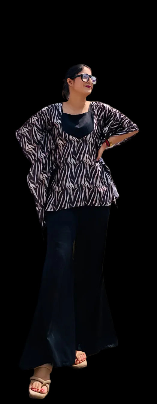 Honey Digital Short Kaftan