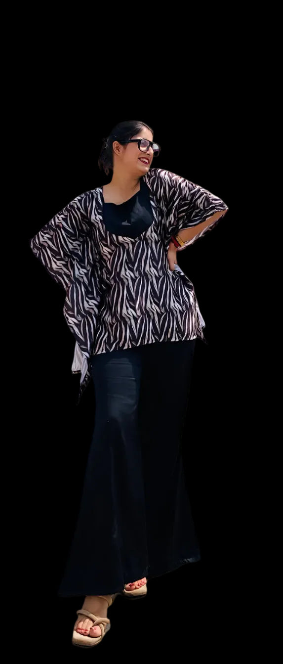 Honey Digital Short Kaftan