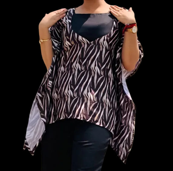 Honey Digital Short Kaftan