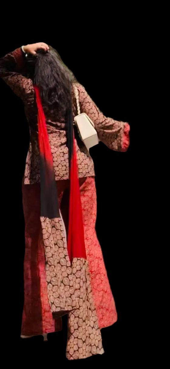 HONEY AJRAKH PURE COTTON MODNIC SET